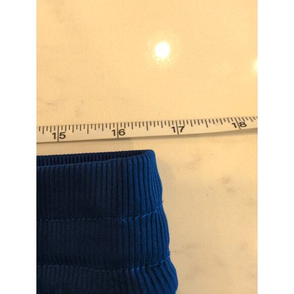 Berkley Jensen Blue Jogger Pants L Elastic Waist Tapered Ankle Activewear - Picture 5 of 6